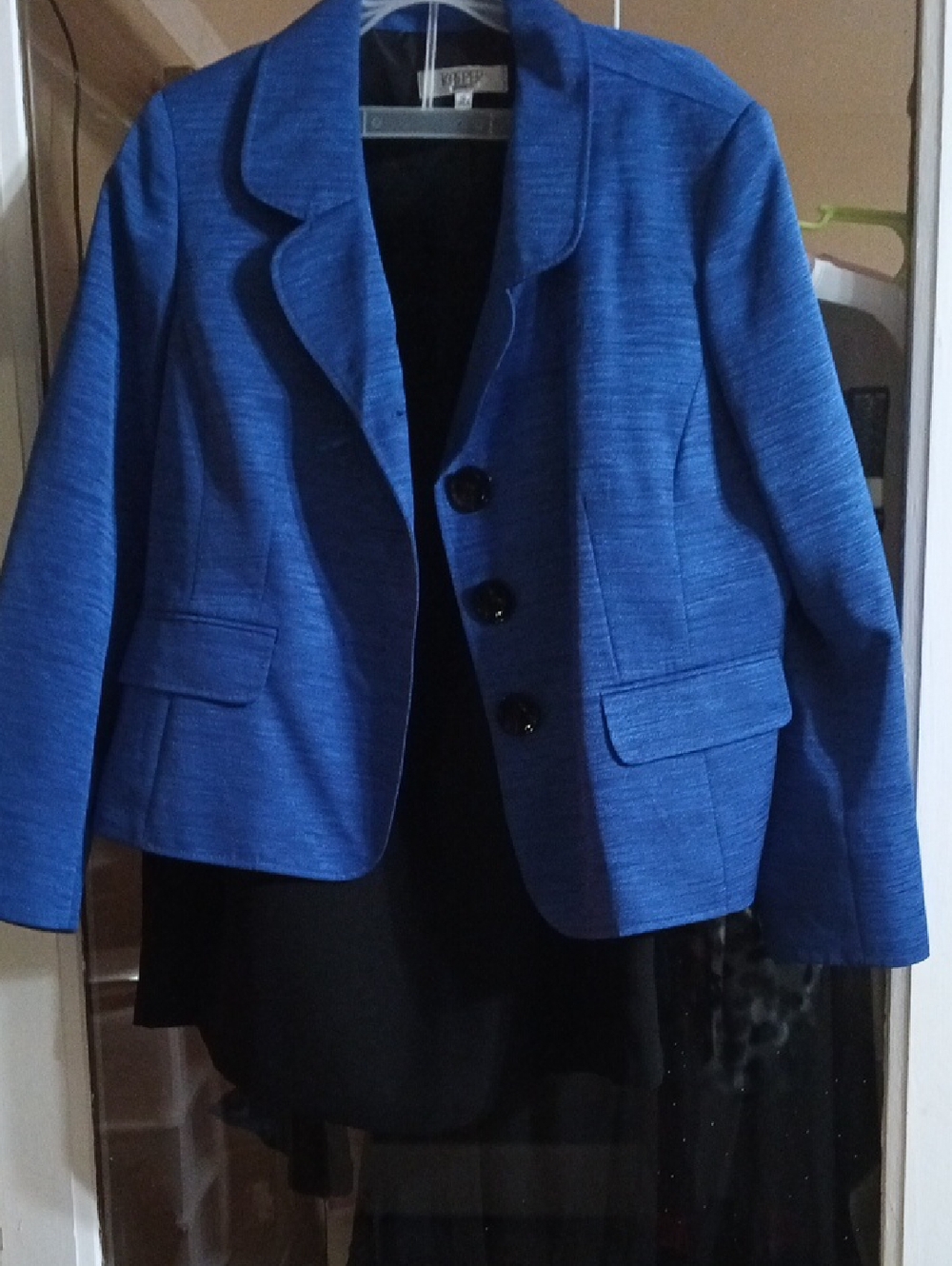 Kasper Royal Blue Textured Blazer